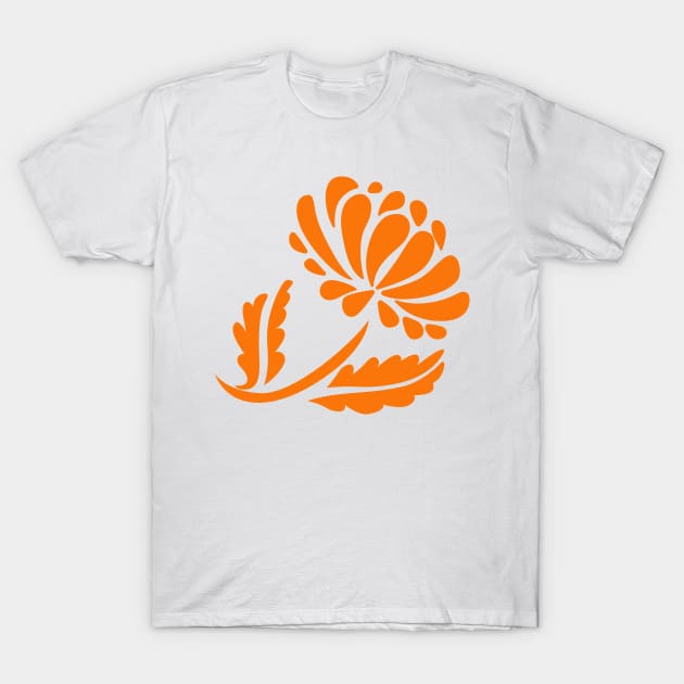 November Chrysanthemum symbol T-Shirt by CloudyGlow